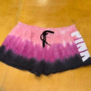 PINK Victoria's Secret Ombre Pink and Black Shorts